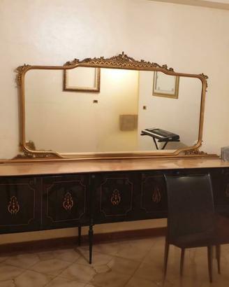 credenza con specchio 