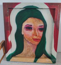 Quadro olio su legno