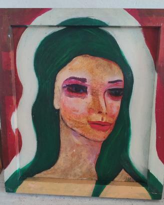 Quadro olio su legno