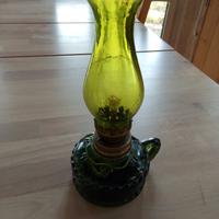 antichità antiquariatlampada ad olio vintage rara 
