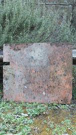 Lamiera ferro coperchio forato