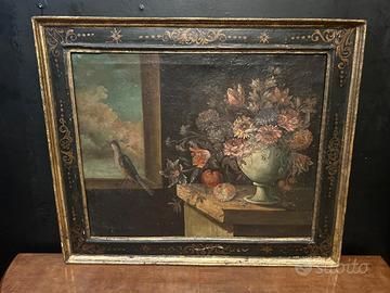 Dipinto a Olio su Tela Natura Morta