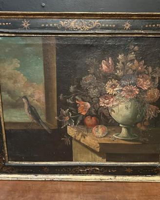 Dipinto a Olio su Tela Natura Morta