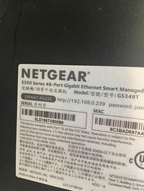 Netgear S350 48 port managed switch