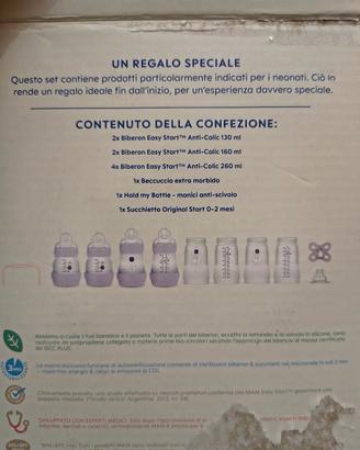 set completo biberon Mam anticolic 
