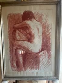 Stampe " donne nudi di schena '"