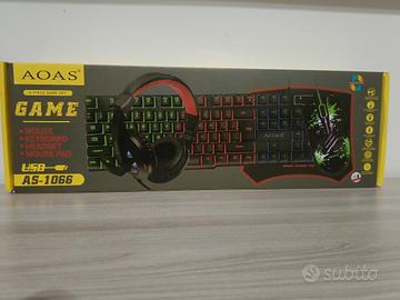Set da gaming Led tastiera 