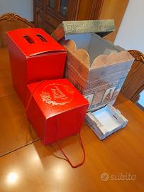 Scatole colorate per regali.