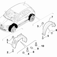 KIT PASSARUOTA RIPARI 500 ABARTH