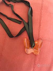 Baccarat pendente papillon