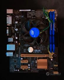 Scheda madre RAM hyperx e Processore Intel i5 4460