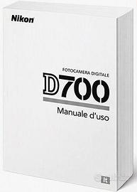 LIBRETTO ISTRUZIONI CARTACEO NIKON D700 E D750