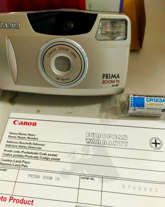 FOTOCAMERA ANALOGICA CANON PRIMA ZOOM 76