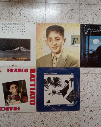 CINQUE VINILI DI FRANCO BATTIATO
