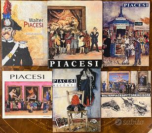 Walter Piacesi lotto di cataloghi