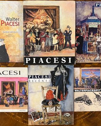 Walter Piacesi lotto di cataloghi