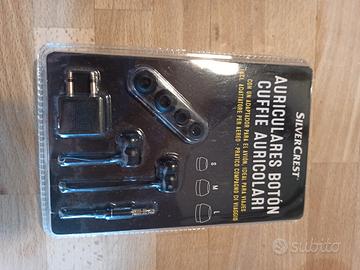 auricolari con adattatori