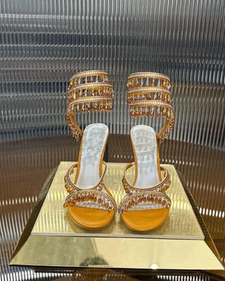 RENECAOVILLA Sandali con tacco alto e strass38