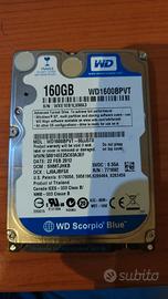 Hard Disk Western Digital WD1600BPVT 160GB 2,5"