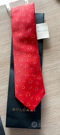 CRAVATTA Bulgari 100% seta