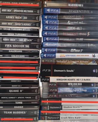 giochi playstation 1 ps1 ps2 ps3 ps4 