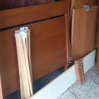 Letto a una piazza con cassone x secondo letto