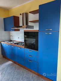 Cucina 3 m blu