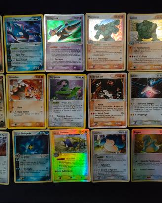 Lotto carte Pokemon Ex Series