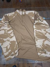 combat shirt originale esercito britannico desert