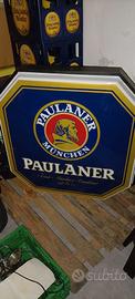 insegna luminosa Paulaner 