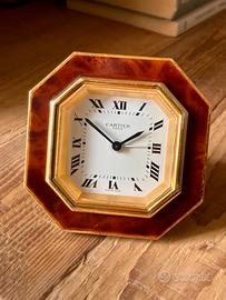 Orologio sveglia da scrivania Cartier, anni ‘80