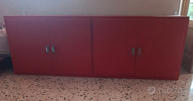 Pensile vintage in legno massello