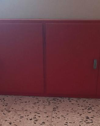 Pensile vintage in legno massello