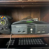 Xbox con controller originale e 6 giochi