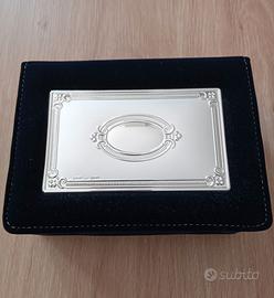 Cofanetto portagioielli in argento 925 - velluto