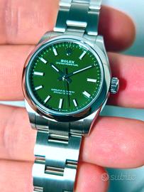 Rolex OP 31 lady verde 277200 nuovo 07/2026 ITA