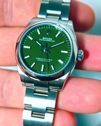 Rolex OP 31 lady verde 277200 nuovo 07/2026 ITA