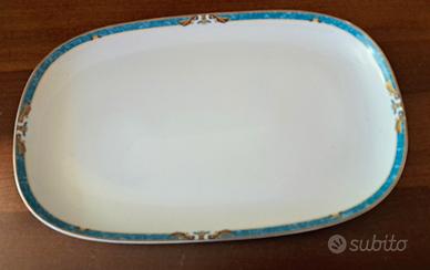 ELEGANTE PIATTO DA PORTATA IN PORCELLANA FINISSIMA