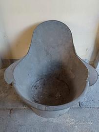 Tinozza Vintage in Zinco|Arredo Rustico/Fioriera