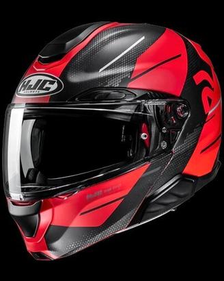 CASCO MODULARE HJC RPHA 91 BLAT RED
