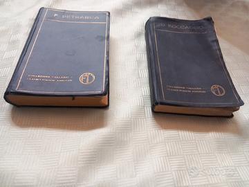 Lotto 2 Volumi: F. Petrarca e G. Boccaccio - I Gra