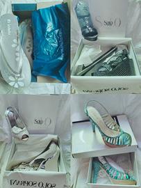 Scarpe da donna e bambina, nuove