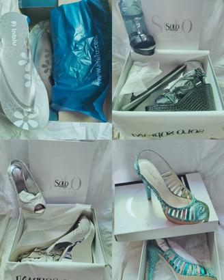 Scarpe da donna e bambina, nuove