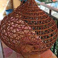Lampadario naturalmente leggero