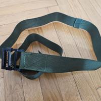🟢 CINTURA TATTICA MILITARE VERDE - 142 cm (NUOVA)
