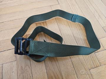 🟢 CINTURA TATTICA MILITARE VERDE - 142 cm (NUOVA)