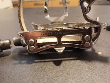 Pedali record campagnolo puntapiedi completi