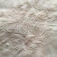 Telo antico ricamato a mano