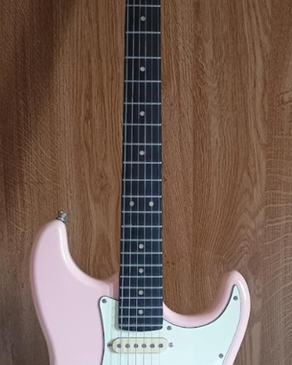 Chittara elettrica Jet JS400 Rosa, VOX-AMPLUG 3 AC