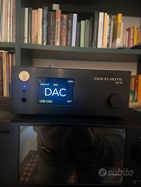 Streamer dac preamplificatore Gold Note